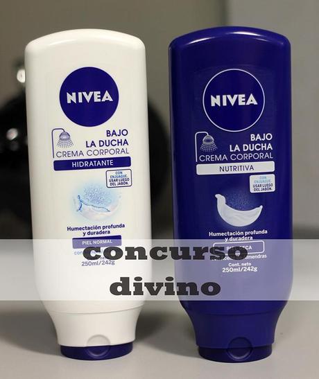 Nivea bajo la ducha