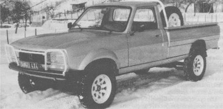 La camioneta Peugeot 504 4 x4