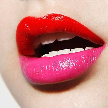 Trend alert: Bicolor lips