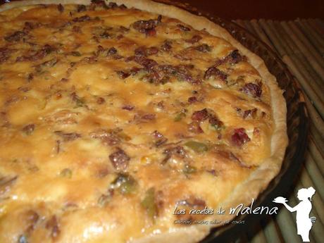 Quiche de panceta y queso
