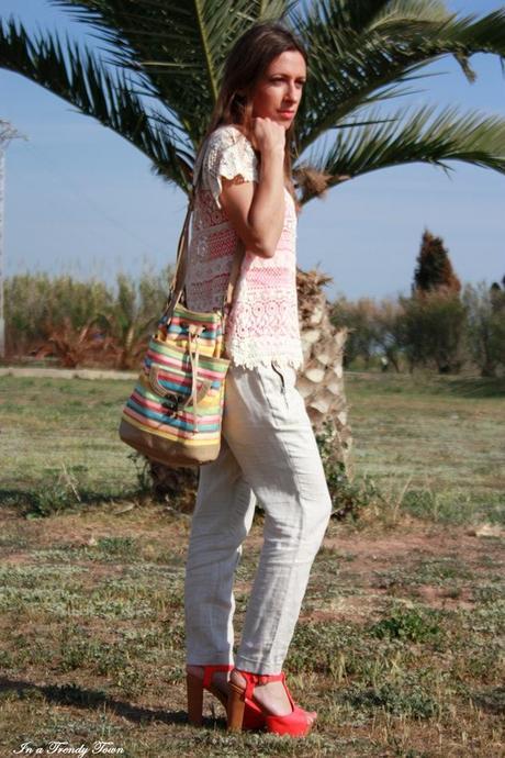 Outfit: Nude and coral VANE TORRE 5 5