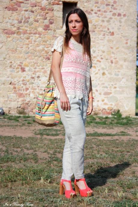 Outfit: Nude and coral VANE TORRE 2 2