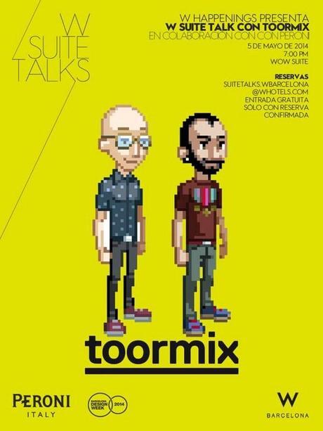 Sólo para nuestros lectores: 5 entradas para la próxima W Suite Talks, en el hotel W Barcelona 05MAY - W SUITE TALK - TOORMIX