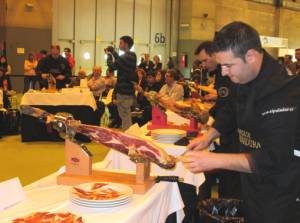 Concurso de Cortadores de Jamones de la Dehesa en Salón de Gourmets