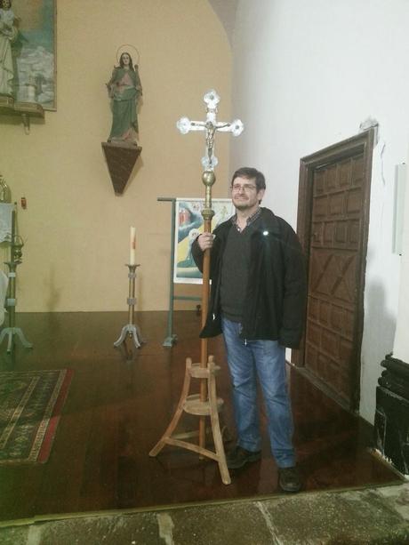 Un turista con sorpresa.