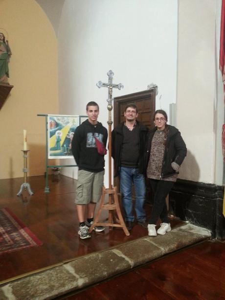 Un turista con sorpresa.