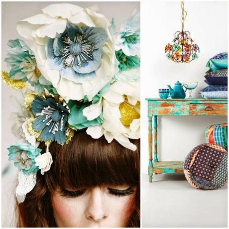 Inspiracion coronas de Flores. Un punto boho para regalar