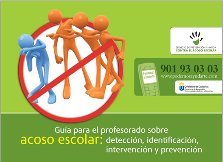 Guía para el profesorado sobre acoso escolar: detección, identiﬁcación, intervención y prevención