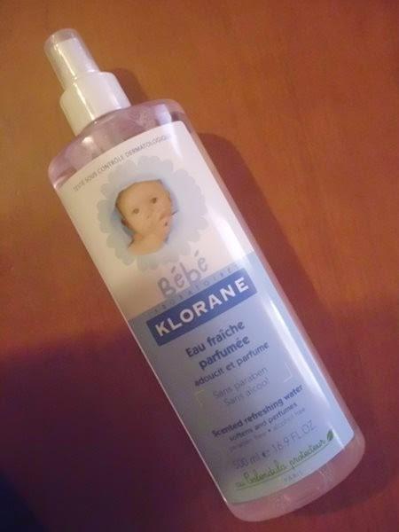 agua de bebe klorane