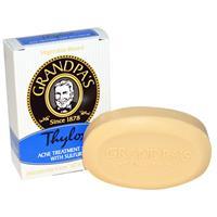 Iherb.- Grandpa's, Thylox, Acne Treatment Soap with Sulfur- Jabon con azufre para el acne