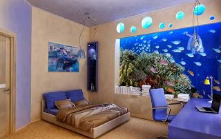 Dormitorios decorados con temática de océano