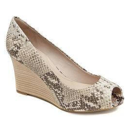 ROCKPORT-SEVEN TO 7 WEDGE PEEP 85MM PLAIN PUMP-PYTHON-$1,999.00
