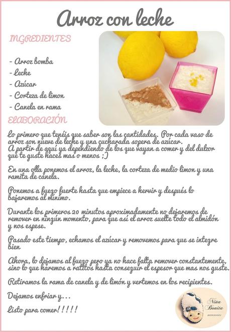 Arroz con leche