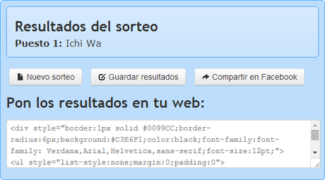 Nuevo ganador sorteo Printic App