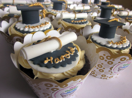 Cupcakes para graduaciones