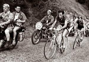 Coppi fue de los primeros ciclistas en agrandar la leyenda de Sestrieres