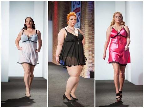 Modelos con curvas en Plus Size 2014 London