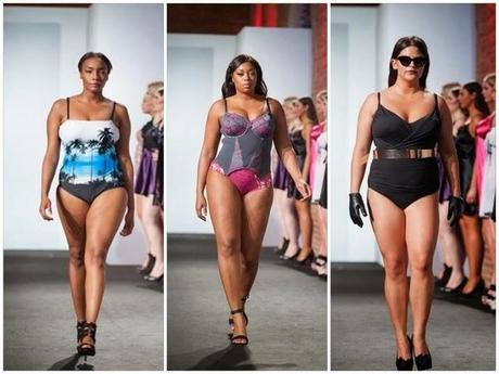 Modelos con curvas en Plus Size 2014 London