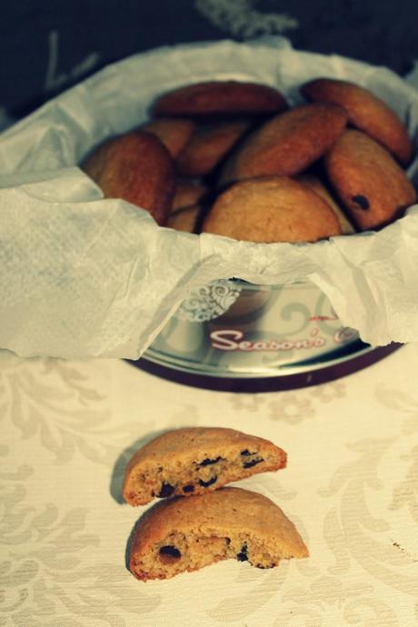 GALLETAS DE CREMA DE CACAHUETE CON PEPITAS DE CHOCOLATE