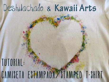 Tutorial con Kawaii Arts: camiseta estampada / Guest post: stamped T-shirt tutorial by Kawaii Arts