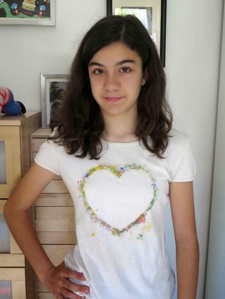 Tutorial con Kawaii Arts: camiseta estampada / Guest post: stamped T-shirt tutorial by Kawaii Arts