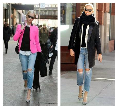 Este verano... dobla tus tejanos a lo Marilyn!