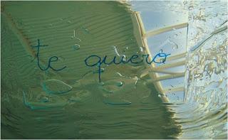 Los niños amando el agua