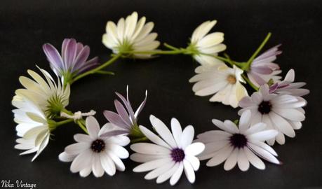 Corona de margaritas