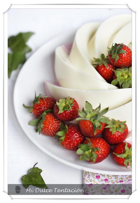 Pastel de Fresas con Nata