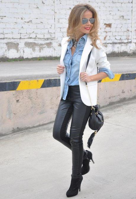 Leather Pants and Leggings for Trendy Outfit