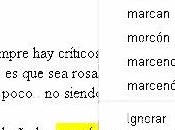 corrector incorrecto...