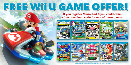 Registra Mario Kart 8 en Club Nintendo y Recibe un Juego Gratis