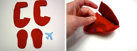 Haz tus propios peúcos DIY Peúcos DIY de tela con cierre