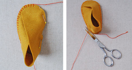 Peúcos DIY de fieltro tutorial y pasos completos