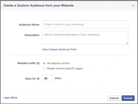 pixel seguimiento custom audiences