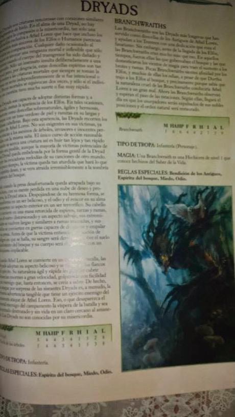 Imagenes del libro de ejercito de Elfos Silvanos y nuevos trasquilones