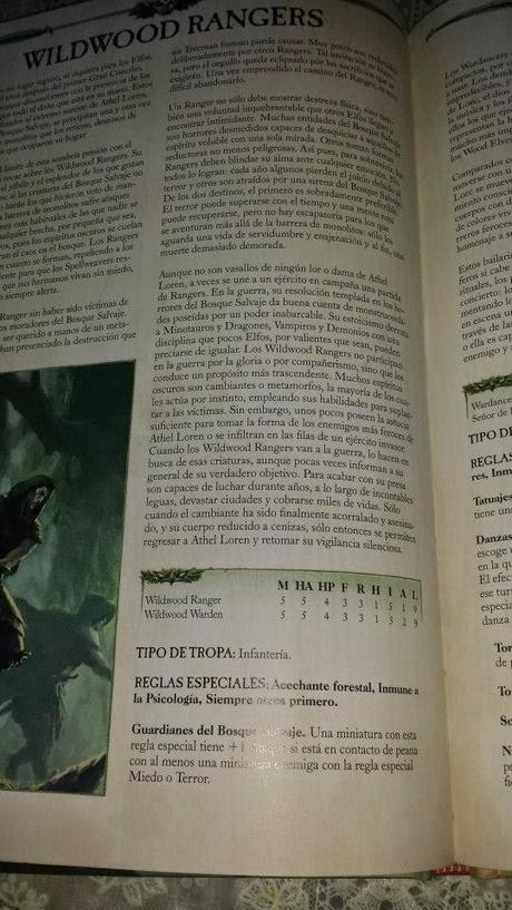Imagenes del libro de ejercito de Elfos Silvanos y nuevos trasquilones