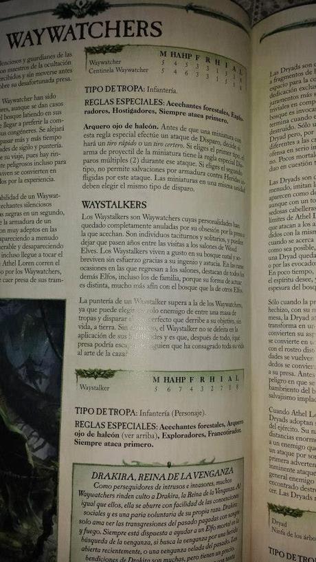 Imagenes del libro de ejercito de Elfos Silvanos y nuevos trasquilones