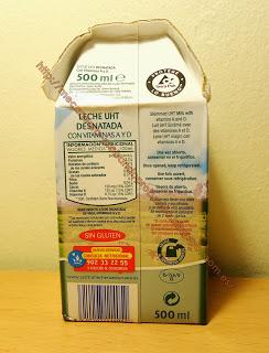 CENTRAL LECHERA ASTURIANA, LECHE DESNATADA, FORMATO 500ML