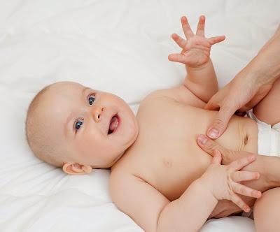 Masajes para bebés.