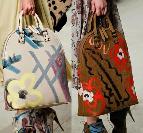 Diy maxi bolso pintado inspirado en Burberry Prorsum