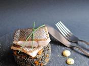 Timbal cuscús negro corvina alioli