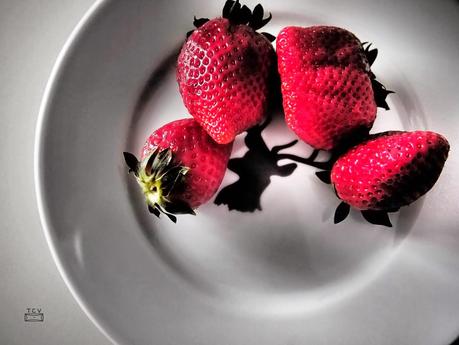 Macro del día, fresas