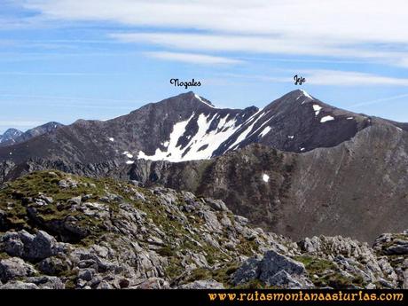 Ruta Peña Redonda: Vista del Nogales y Jeje