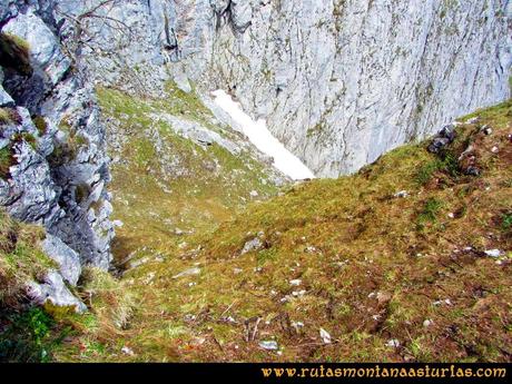 Ruta Peña Redonda: Vistazo subido por la canal