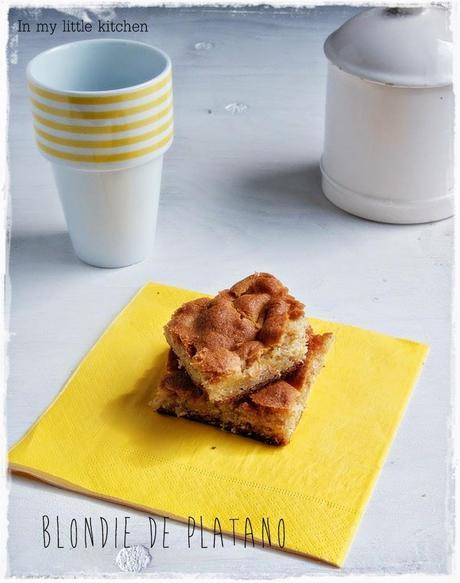 Blondie de plátano