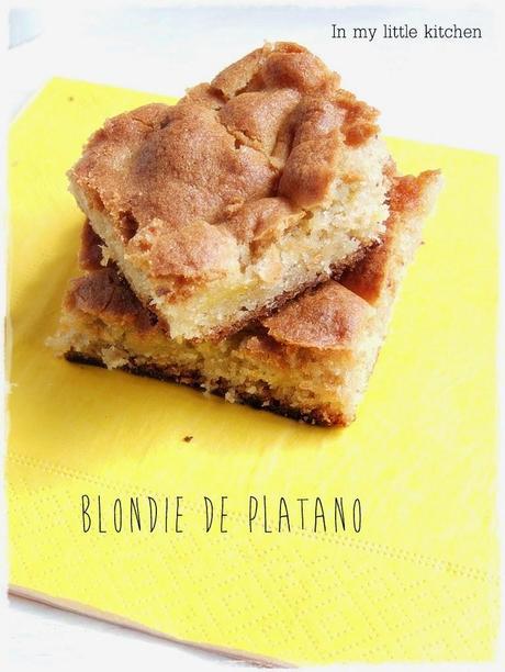 Blondie de plátano