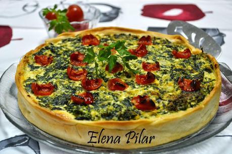 Tarta de espinacas y requesón Tarta de espinacas y requesón