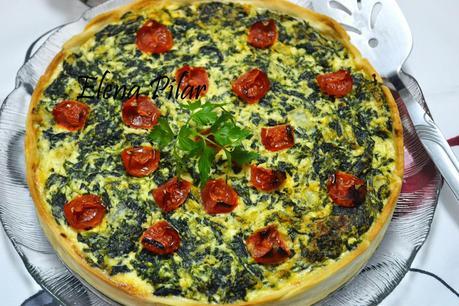 Tarta de espinacas y requesón Tarta de espinacas y requesón