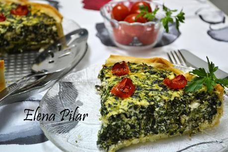 Tarta de espinacas y requesón Tarta de espinacas y requesón